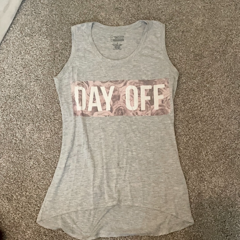 Sleeveless top - t-shirt material